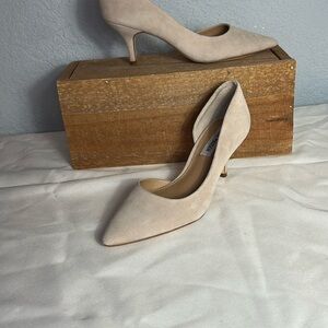 Steve Madden Blush Suede Leather Heels